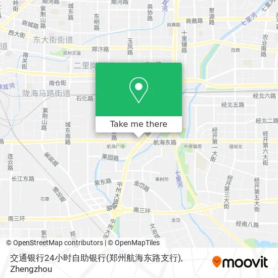 交通银行24小时自助银行(郑州航海东路支行) map