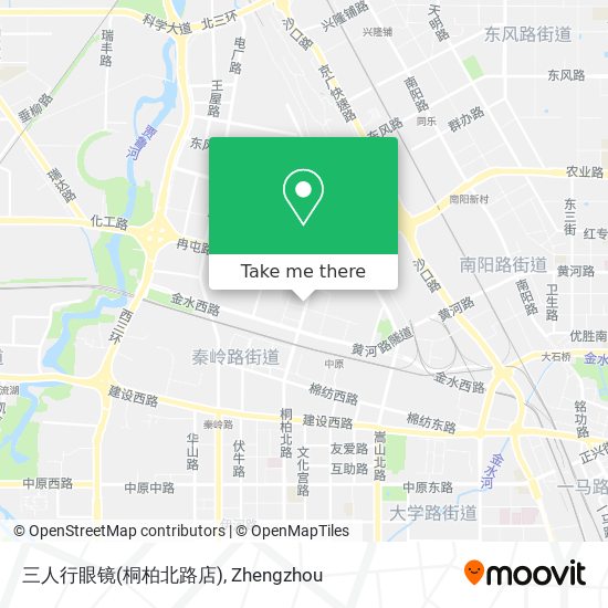 三人行眼镜(桐柏北路店) map