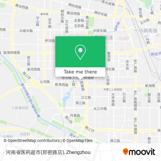 河南省医药超市(郑密路店) map