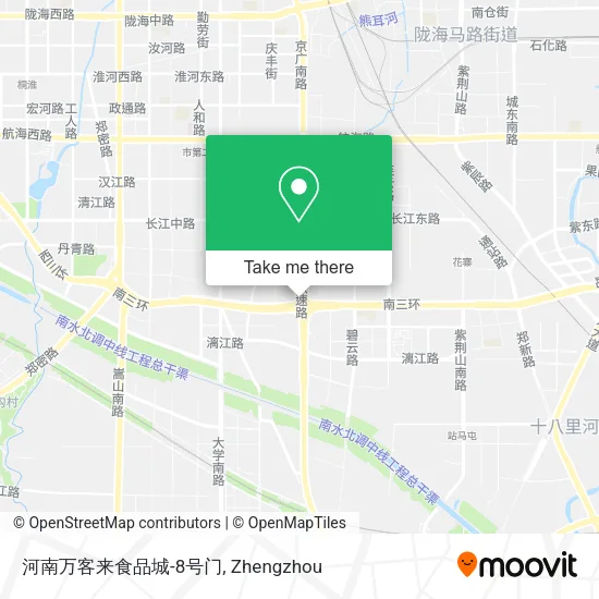 河南万客来食品城-8号门 map