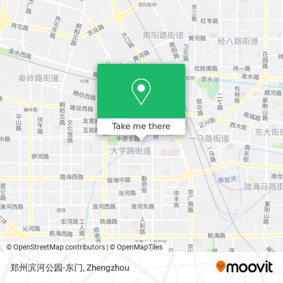 郑州滨河公园-东门 map