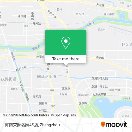 河南荣爵名爵4S店 map