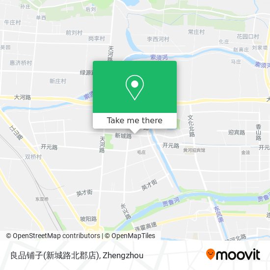 良品铺子(新城路北郡店) map