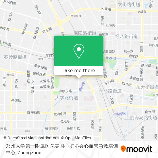 郑州大学第一附属医院美国心脏协会心血管急救培训中心 map