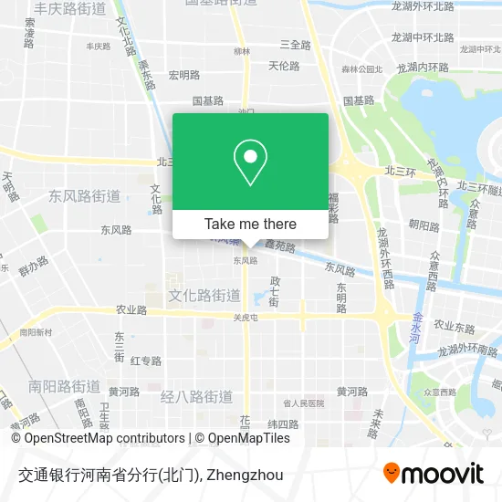 交通银行河南省分行(北门) map