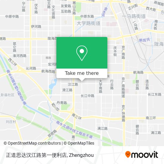 正道思达汉江路第一便利店 map