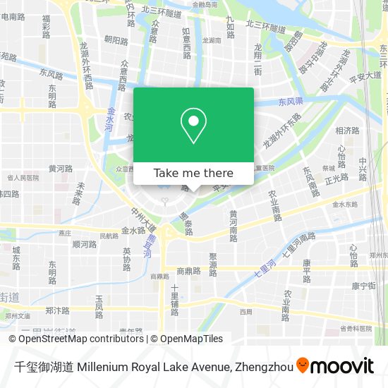 千玺御湖道 Millenium Royal Lake Avenue map