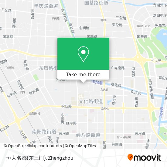 恒大名都(东三门) map