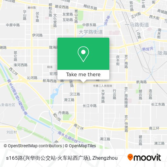 s165路(兴华街公交站-火车站西广场) map