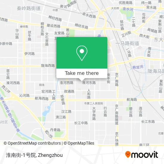 淮南街-1号院 map