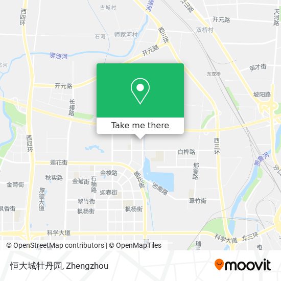 恒大城牡丹园 map