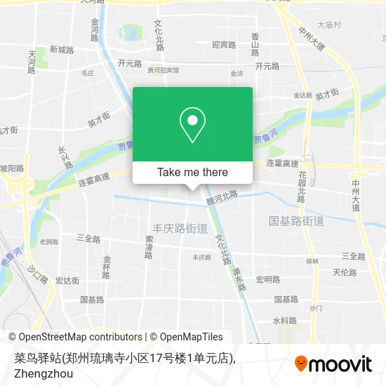菜鸟驿站(郑州琉璃寺小区17号楼1单元店) map