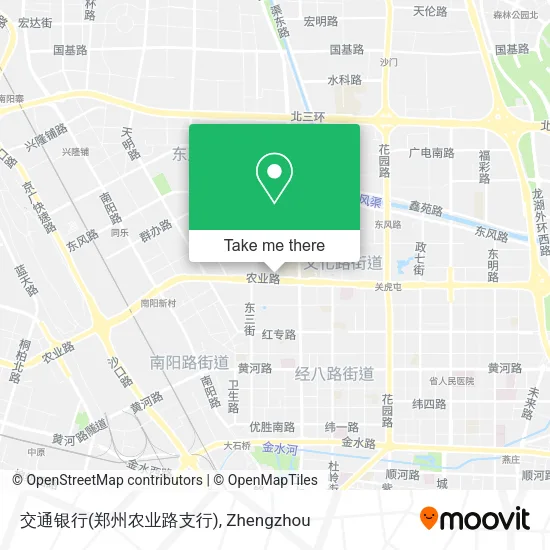 交通银行(郑州农业路支行) map