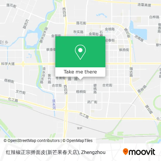 红辣椒正宗擀面皮(新芒果春天店) map