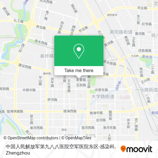 中国人民解放军第九八八医院空军医院东区-感染科 map