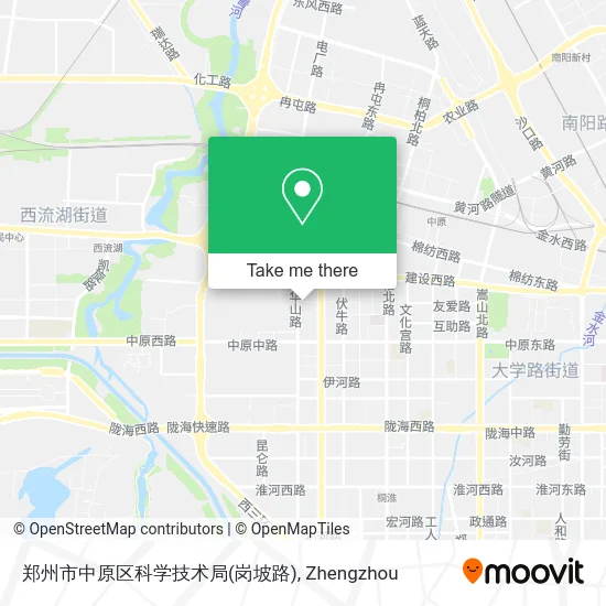 郑州市中原区科学技术局(岗坡路) map