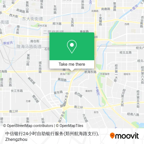 中信银行24小时自助银行服务(郑州航海路支行) map