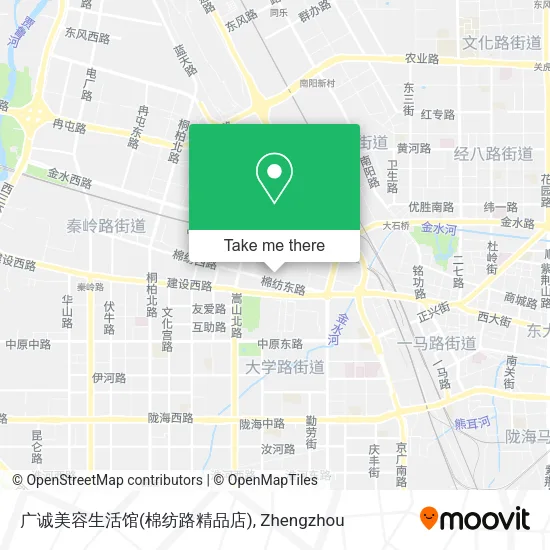 广诚美容生活馆(棉纺路精品店) map