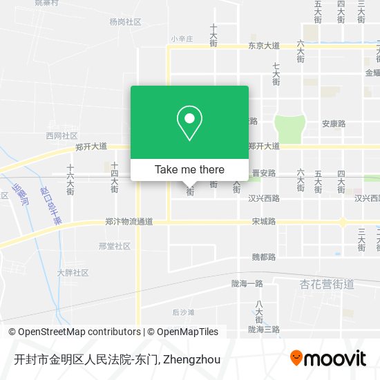 开封市金明区人民法院-东门 map