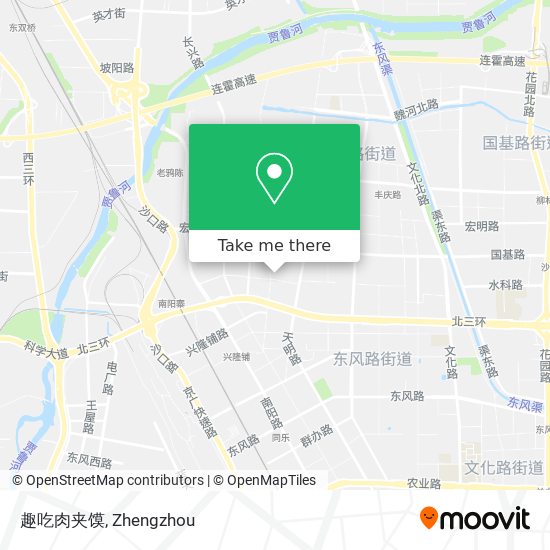 趣吃肉夹馍 map