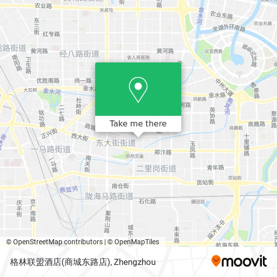 格林联盟酒店(商城东路店) map