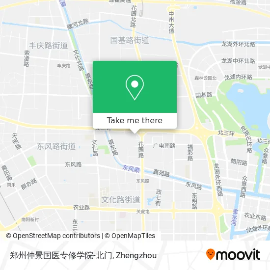 郑州仲景国医专修学院-北门 map