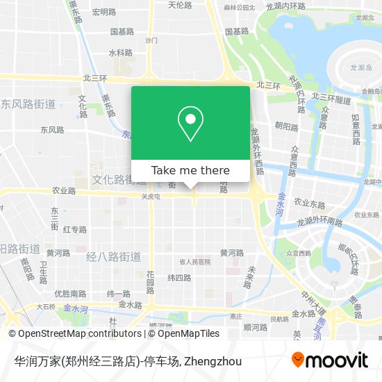 华润万家(郑州经三路店)-停车场 map