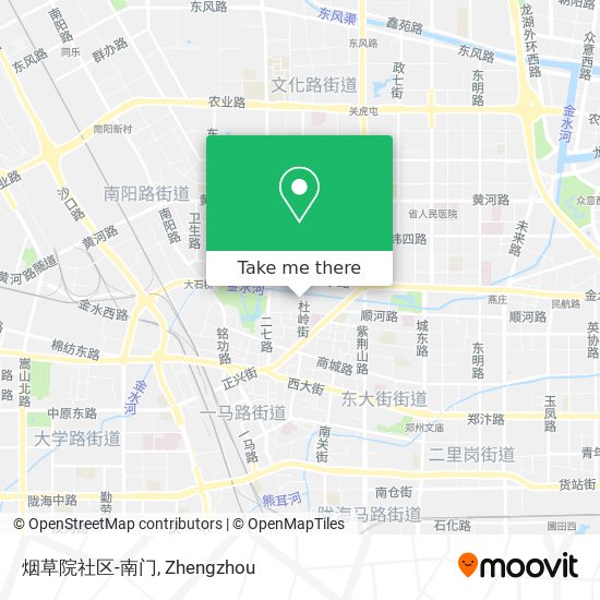 烟草院社区-南门 map