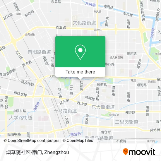 烟草院社区-南门 map