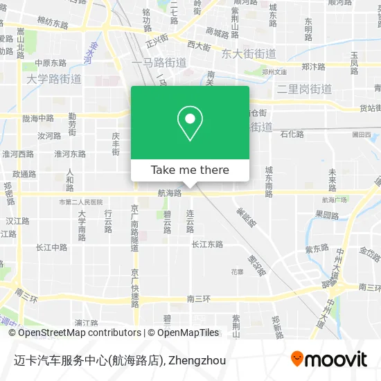 迈卡汽车服务中心(航海路店) map