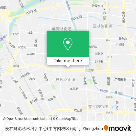 爱在舞彩艺术培训中心(中方园校区)-南门 map