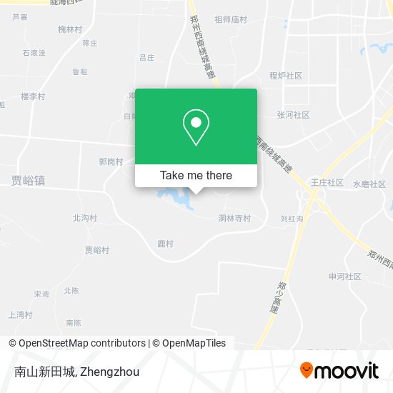 南山新田城 map