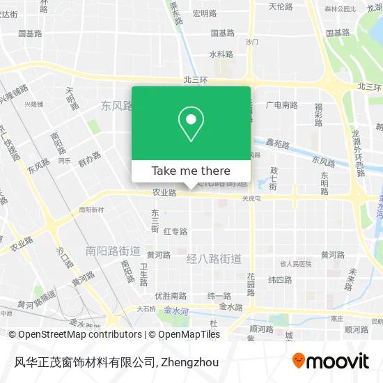 风华正茂窗饰材料有限公司 map