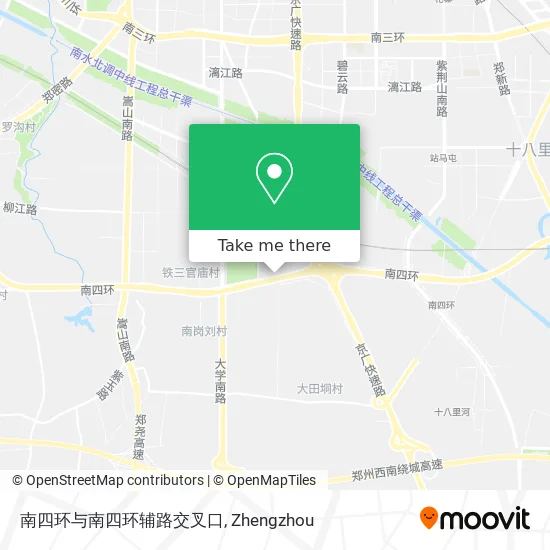 南四环与南四环辅路交叉口 map