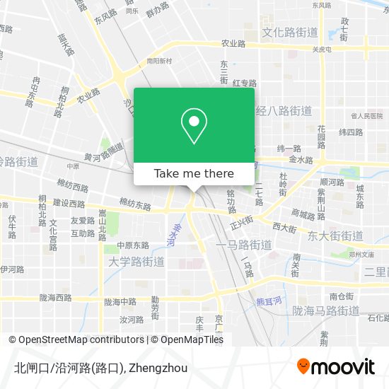 北闸口/沿河路(路口) map