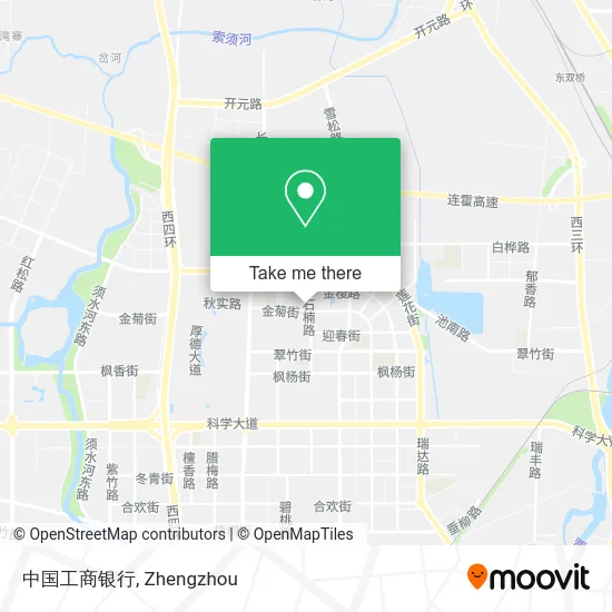 中国工商银行 map