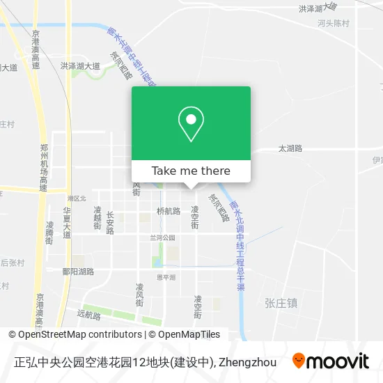 正弘中央公园空港花园12地块(建设中) map