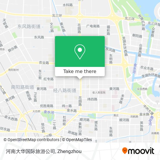 河南大华国际旅游公司 map