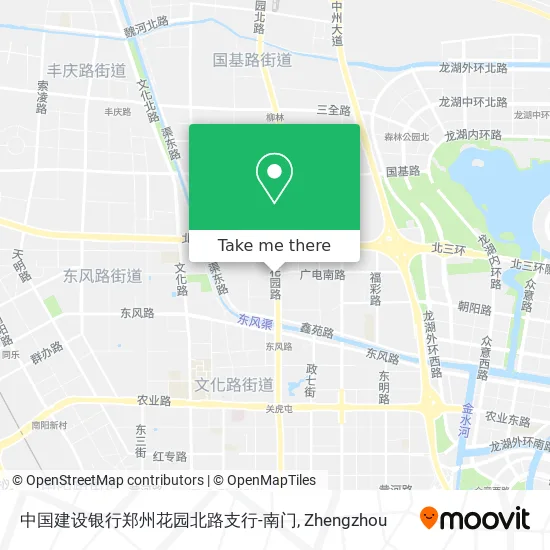 中国建设银行郑州花园北路支行-南门 map