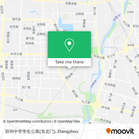 郑州中学学生公寓(东北门) map