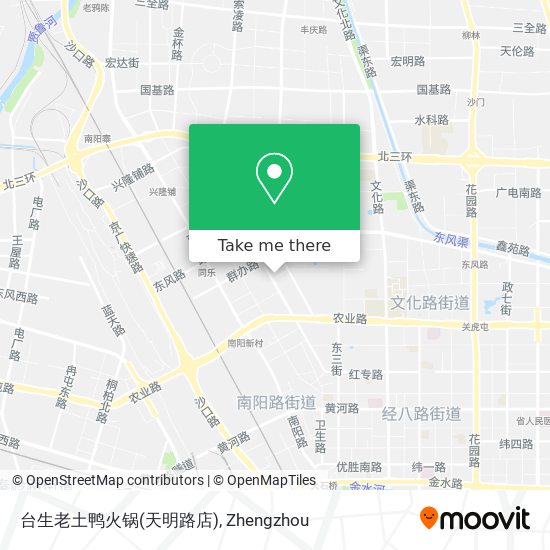 台生老土鸭火锅(天明路店) map