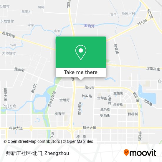 师新庄社区-北门 map