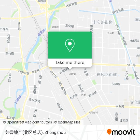 荣誉地产(北区总店) map