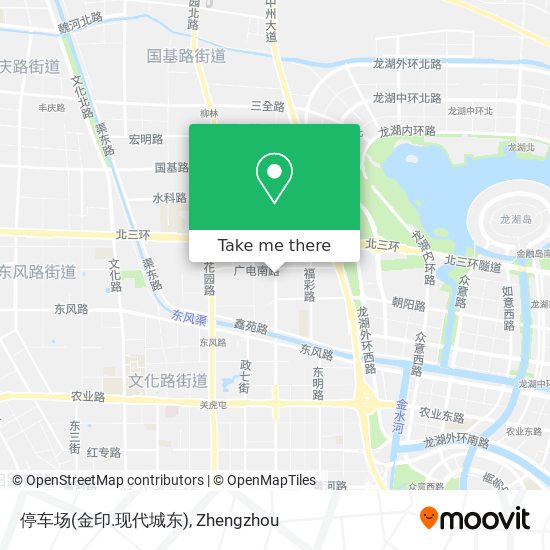停车场(金印.现代城东) map