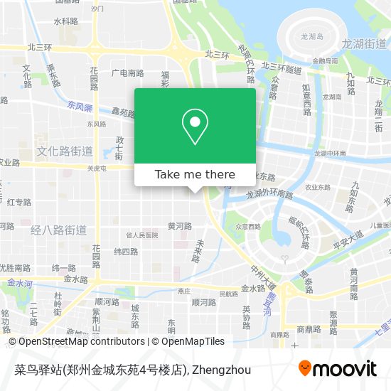 菜鸟驿站(郑州金城东苑4号楼店) map