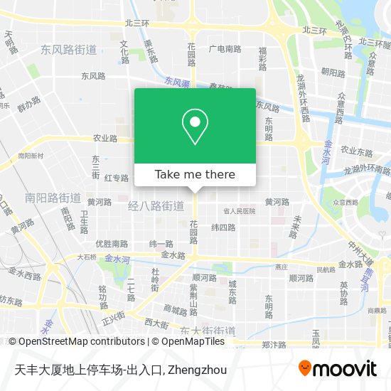 天丰大厦地上停车场-出入口 map