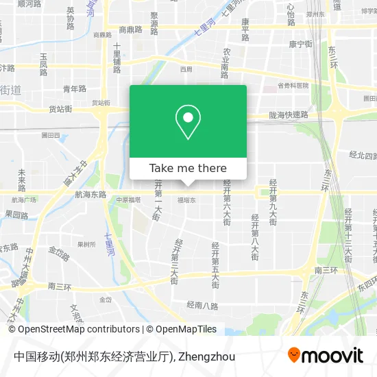 中国移动(郑州郑东经济营业厅) map