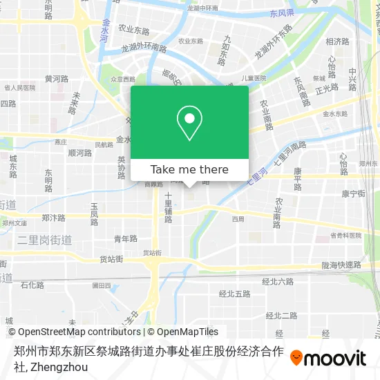 郑州市郑东新区祭城路街道办事处崔庄股份经济合作社 map