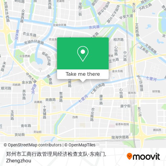 郑州市工商行政管理局经济检查支队-东南门 map