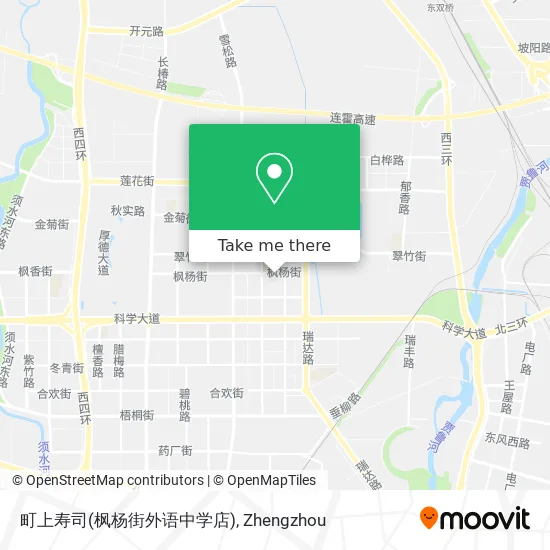 町上寿司(枫杨街外语中学店) map
